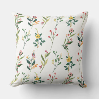 Floral patterns Spring Throw Pillow