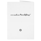 Floral, Peach Blossom w/ Scripture verse on Faith Cards (Back)