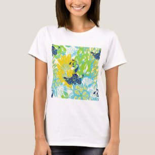 floral peacock T-Shirt