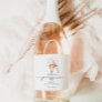 Floral Pearls & Prosecco Bridal Shower Favor Sparkling Wine Label