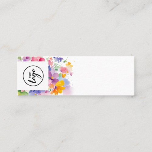 Floral Perfume Tester Mini Business Card