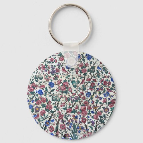Floral persian design  key ring