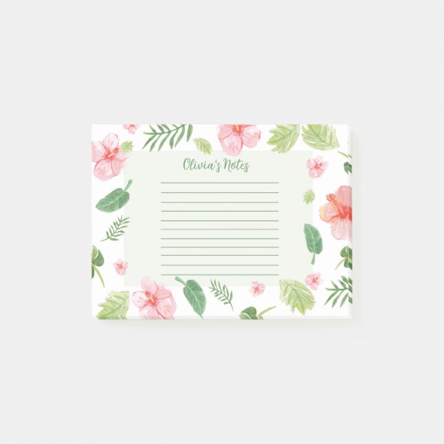 Floral Personal Notes (Front)
