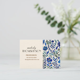 Floral Personalized Business Card