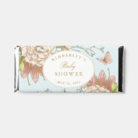 Floral Personalized Hershey Bar Chocolate Wrappers
