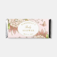 Floral Personalized Hershey Bar Chocolate Wrappers