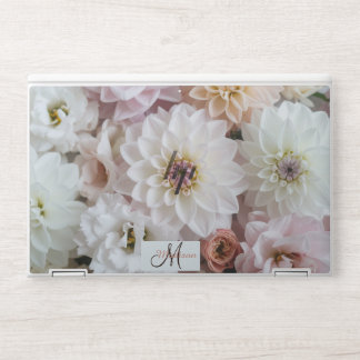 Floral Personalized Monogram HP Laptop Skin