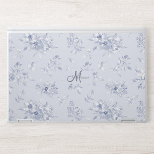 Floral Personalized Monogram HP Laptop Skin