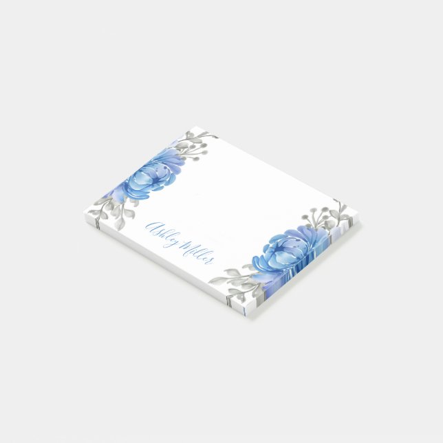 Floral Personalized Notes (Angled)