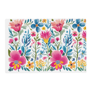 Floral Pet food Mat