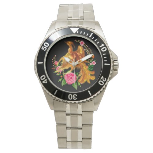 Floral Phoenix Rises From The Fiery Ashes Fantasy  Watch