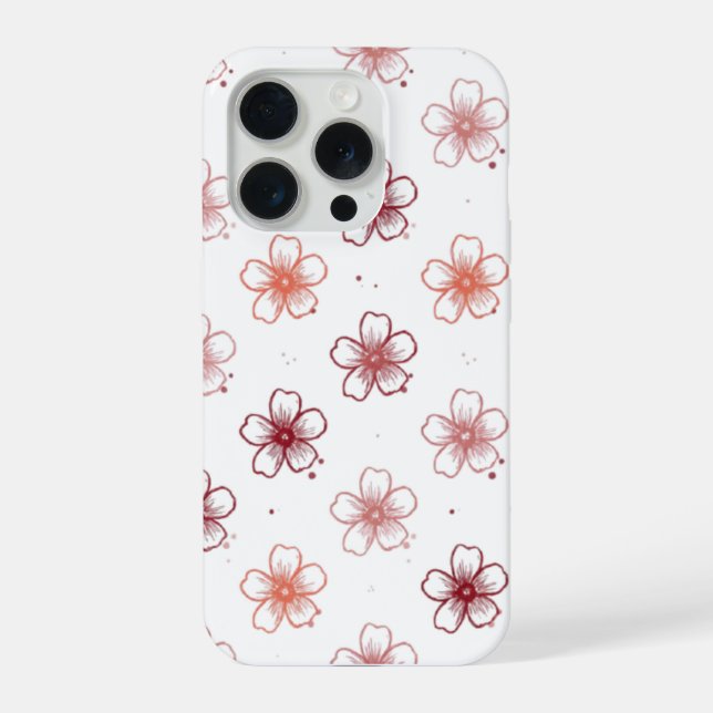 floral phone case (Back)