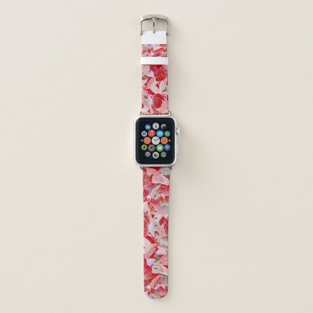 Floral phone case apple watch band (Front)