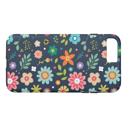 Floral Phone Case iPhone 8 Plus Protective Case Zazzle