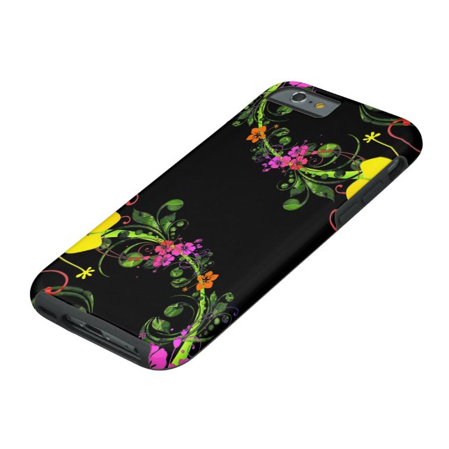 Floral Phone - Tough Phone Case (Top)