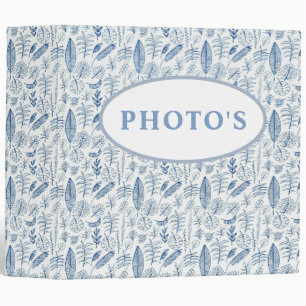 Floral Photo Album 3 Ring Binder