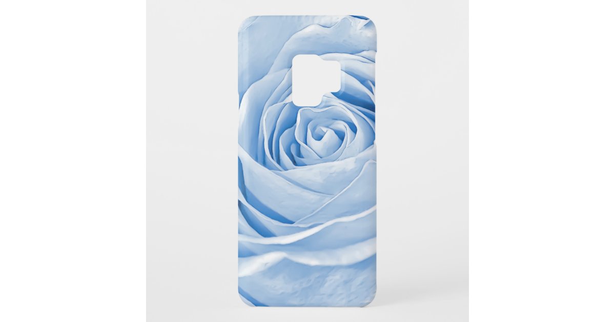 Floral Photo Dainty Light Blue Rose CaseMate Samsung Galaxy Case Zazzle
