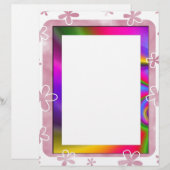 FLORAL PHOTO FRAME (Front/Back)