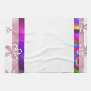 FLORAL PHOTO FRAME KITCHEN TOWEL