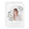 Floral Photo Girl High School Graduation