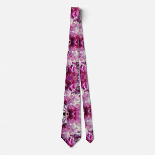 Floral Photo Pattern Tie