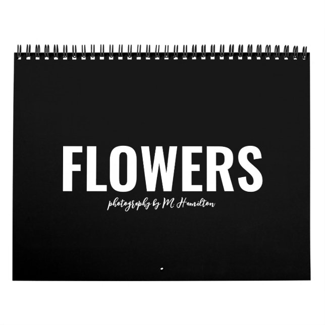 Floral Photography Calendar (Cover)