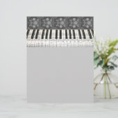 Floral Piano Keyboard (Standing Front)