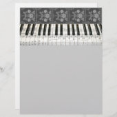 Floral Piano Keyboard (Front/Back)