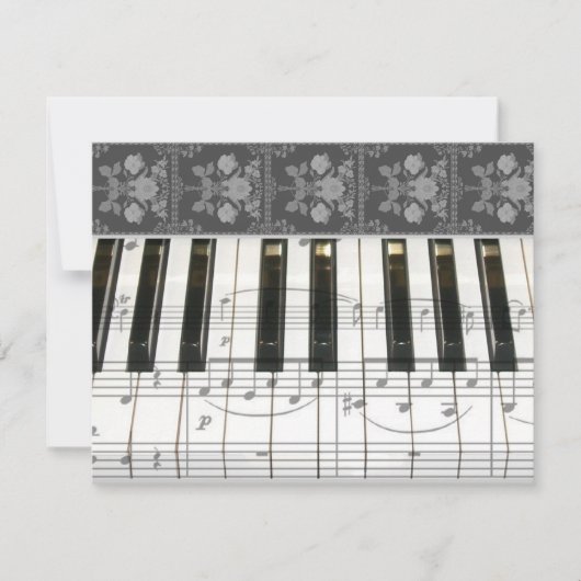 Floral Piano Keyboard (Front)
