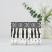 Floral Piano Keyboard (Standing Front)