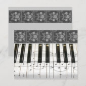 Floral Piano Keyboard (Front/Back)