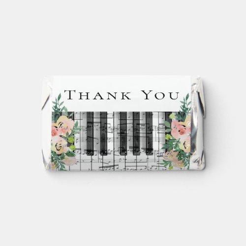 floral piano music thank you  hersheys miniatures