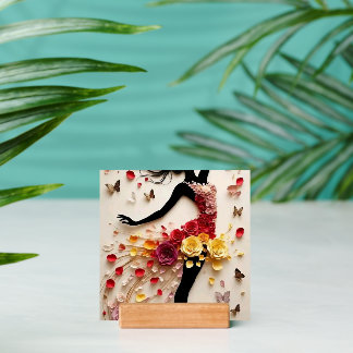 floral picture ledge holder