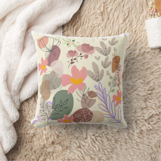 Floral pillow