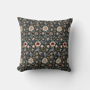 Floral Pillow, Arts and Crafts Throw Pillow