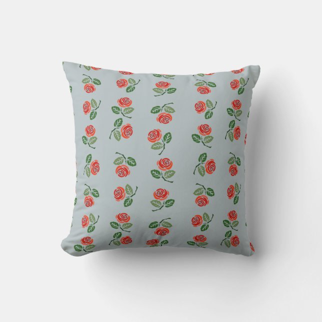 Floral Pillow – Beautiful Flower Design for Cozy H (Front)