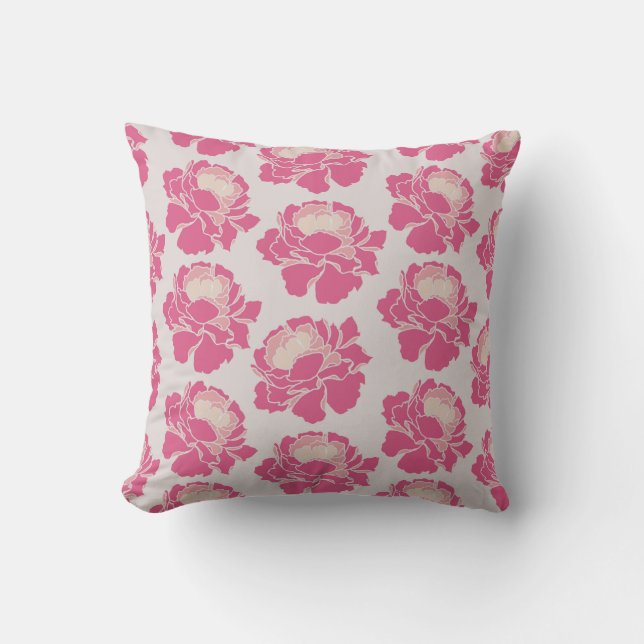 Floral Pillow – Beautiful Flower Design for Cozy H (Front)