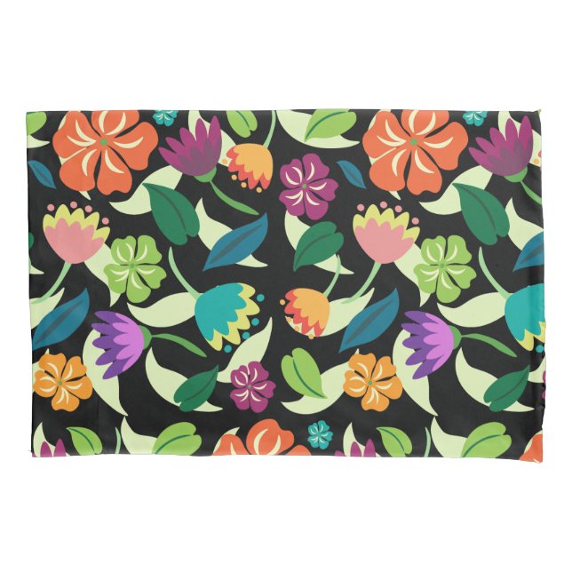 Floral  pillow case (Front)