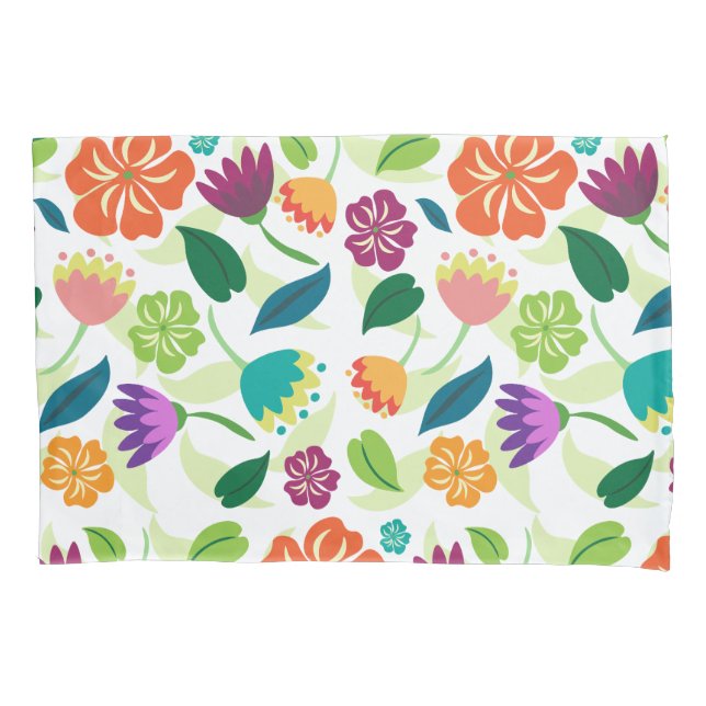 Floral  pillow case (Front)