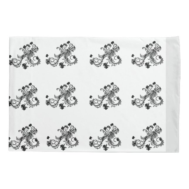 Floral Pillow Case (Back)