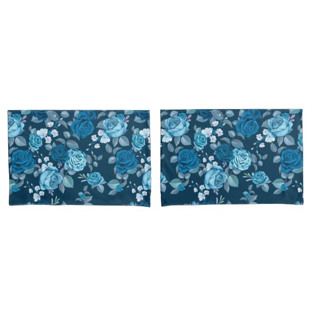 Floral Pillow Case (Front-Set)