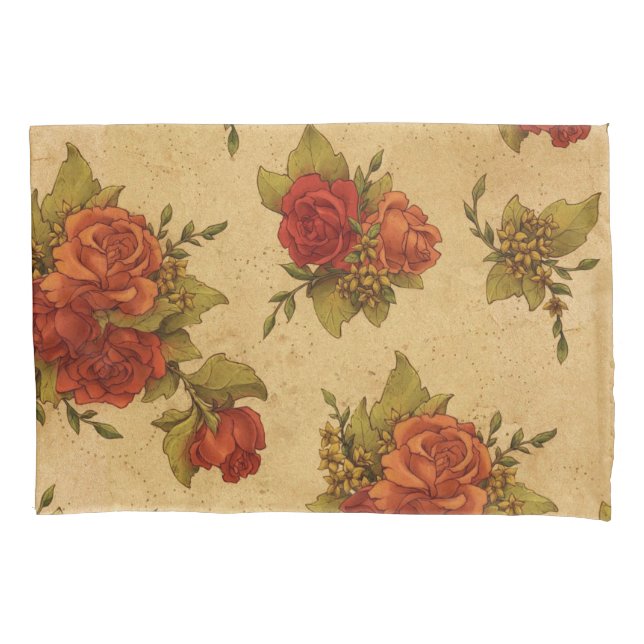 Floral Pillow Case (Front)