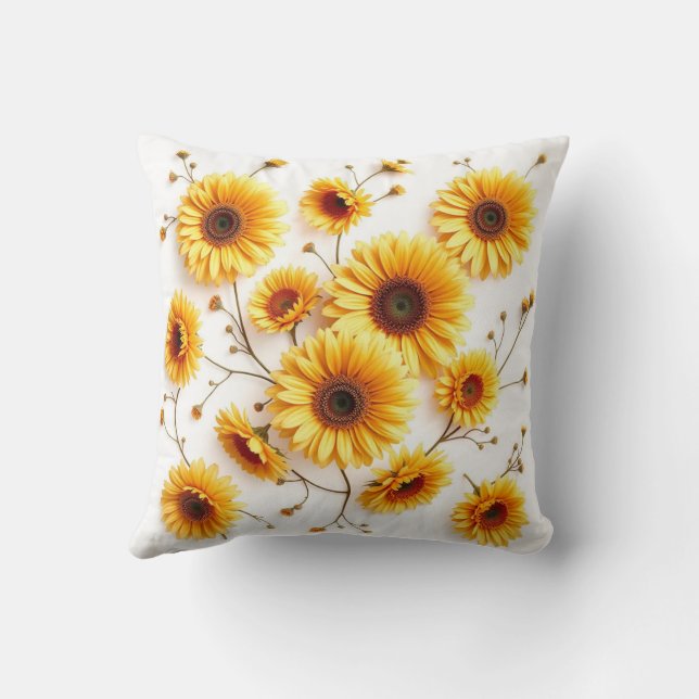  Floral Pillow Design bed,sofa,car Pillow (Back)