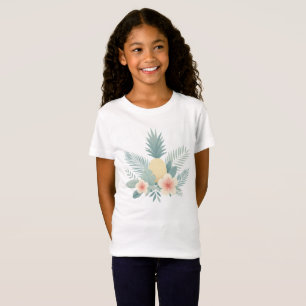 Floral Pineapple & Hawaiian T-Shirt
