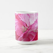 Floral Pink and Red Poppy Flower Pattern Mug (Center)