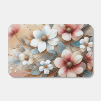 Floral Pink and White Charm Matchboxes