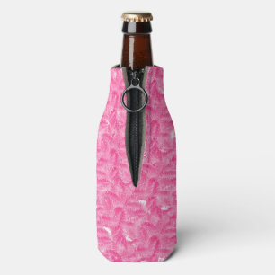 Floral Pink Bottle Cooler