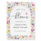 Floral Pink Bridal Shower Welcome Sign