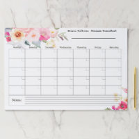 Weekly Planner Large Tearaway Paper Pad