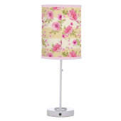 Floral Pink flower Table Lamp (Back)